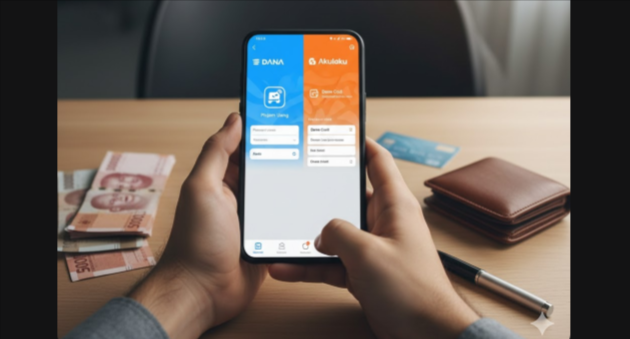 Cara Pinjam Duit di DANA dan Akulaku